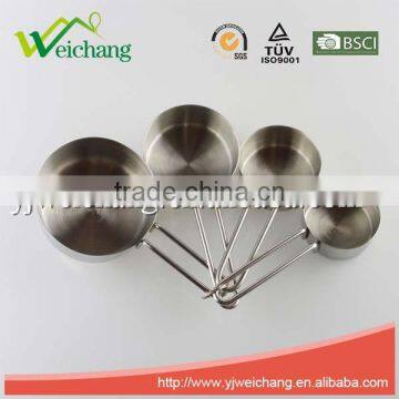 WCE182 Stainless Steel Tools and Gadgets 4-Piece Measuring Cup Set photo-2