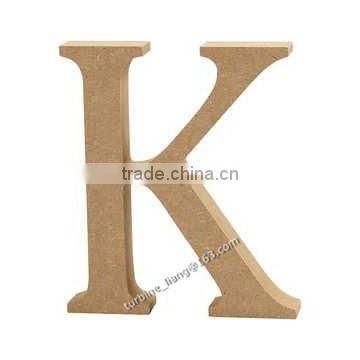 wooden MDF Letter K, alphabet letter