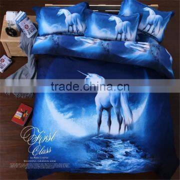 Home tetiles, 2016 New style Galay 3D 4pcs bedding set,of duvet cover bed sheet pillowcase, bedclothes,Queen size