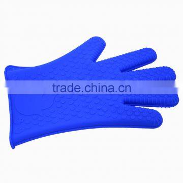 Silicone Oven Glove With Fingers , Microwave Oven Silicone Gloves , Silcone Bbq Glove photo-6