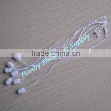 2017 Wholesale White HangTag Seal String for Garment Luggage Tag