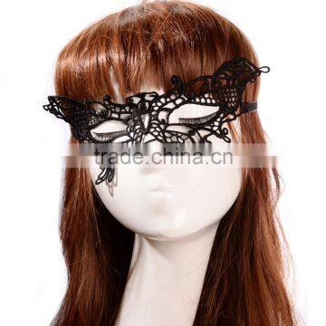 Black butterfly masquerade party lace mask for women M5108