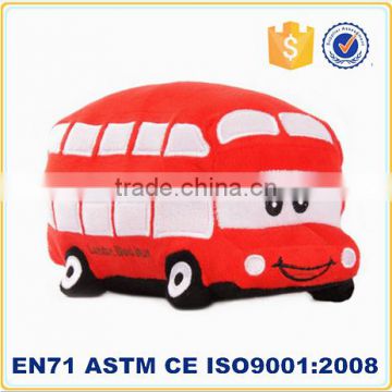 EN71 cheap toys soft toy car plush bus stuffed toys