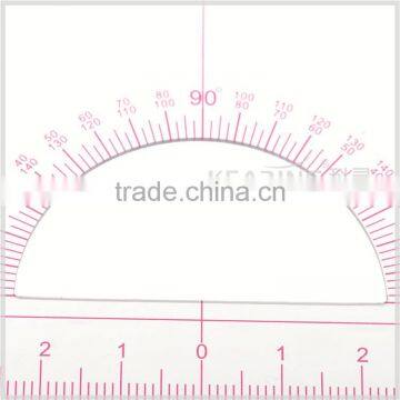 Kearing Grading Triangle Rulers Transparent Acrylic Scale Triangular Rulers With Protractor # T045 photo-2