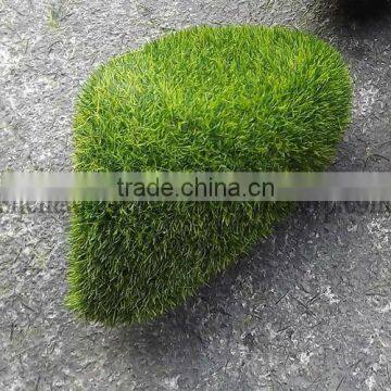 shop window decoration green moss foam artificial stone