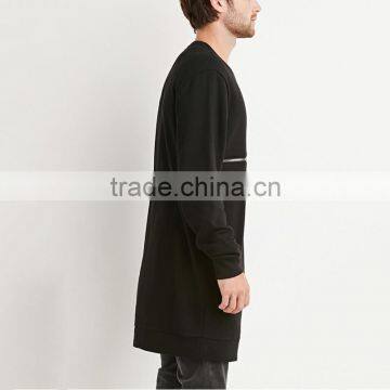Wholesale Make Your Own Crew Neck Black Tall Sweatshirts Mens Sweatshirts photo-2