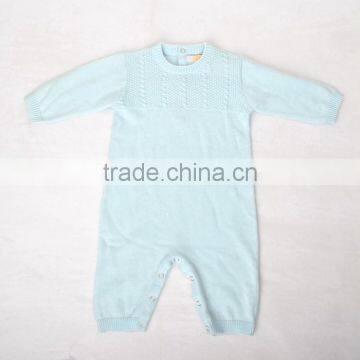 100% cotton long sleeve baby boy organic romper