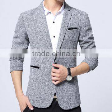 Zm35421a Latest Suit Design Top Casual Men Coat photo-4