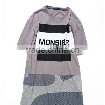 2017 Fashion New Design Casual Tshirt t Shirt Men Wholesale photo-3