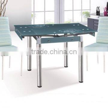 Modern Design Glass Extendable Dining Table photo-6