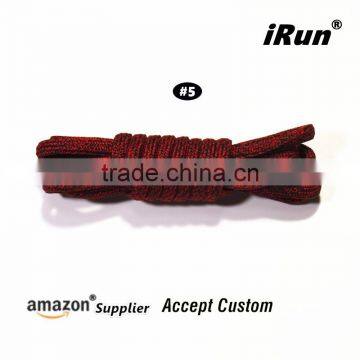 Customized Regular Stain Pattern Style Yeezy Rope Hiking Boot String Shoes Laces - Round Laces for Hockey Shoes - All Sizes photo-3