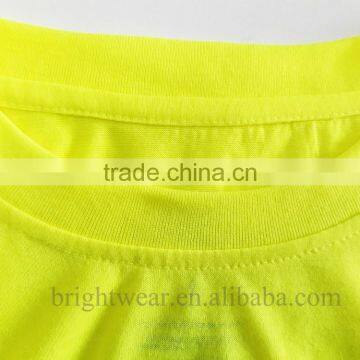 100%polyester ANSI 107 hi Viz Round Neck Protective T-shirt