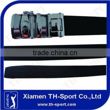 Wholesale Promotional Mens Black Leather Golf Belt