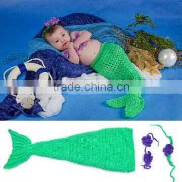Newborn Costume Baby Hat Short Set Handmade Knit Crochet Photography Props 2 Pcs Outfits photo-6