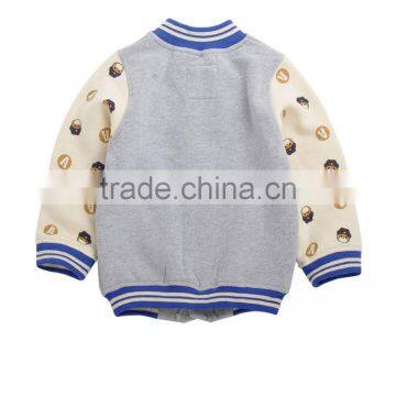 Wholesale Baby Boys Spring Baseball Long Sleeve Stripe Coat Jackets photo-6