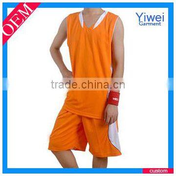 custom basketball jersey color orange