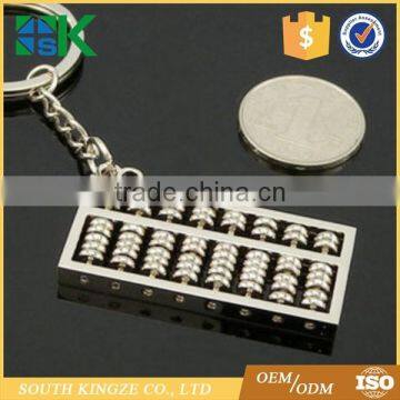 Women Abacus Keychain Key Ring Chain Pendant Ornament Silver Gift Bag Accessory photo-2