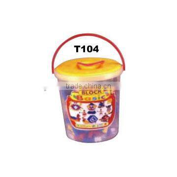 300pcs PS building block with bucket set