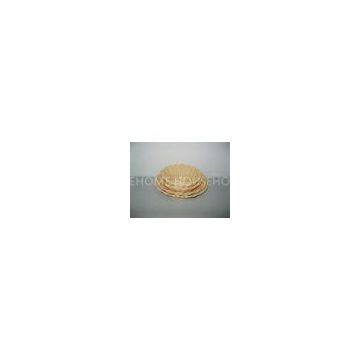 Biege Rattan Oval Bread Basket For Storage  Polywicker Baskets