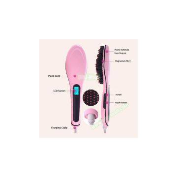 Electric Hair Straighteners Comb Brush photo-2