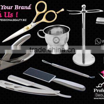 Barber Scissors, Razor Safety, Shaving Set, Barber Knife, Nail Cutter, Acrylic, Maicure Pwdicure, Beauty Tools Set
