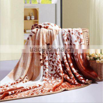 New design flannel fleece printed blanket