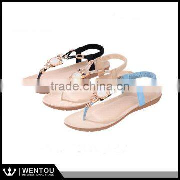 Hot Sell Pearl Bohemian Wedding Sandals Shoes