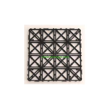 Interlocking plastic pad/decking board for outdoor WPC/flooring/DIY tile