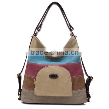 new fashion design women canvas tote bag for wholesale