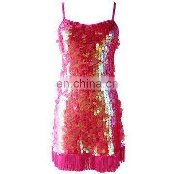 NT16046 big sequins dance wear for women. Latin dancewear dresses for women,ballet costumes dress.