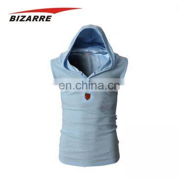 Hot Sale Cotton Custom Mens Singlets With Hood photo-6