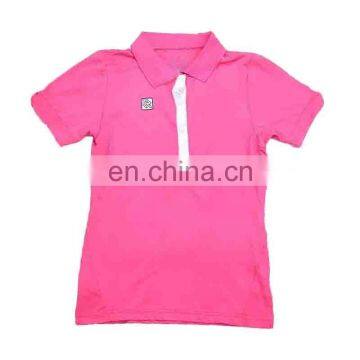 Latest design 100% cotton microfiber polo shirt for women