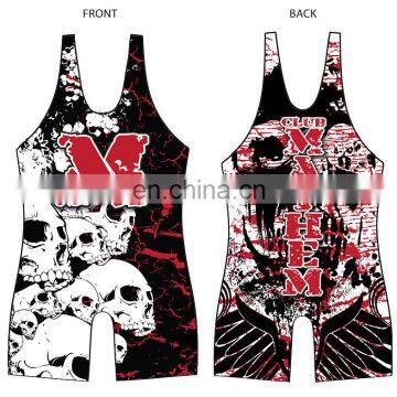 Cool Sublimated China Wrestling Singlets photo-6