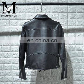 Wholesale Real Leather Jacket High End Fashion Women Harley Leather Jacket Italy Leather Jackets photo-6