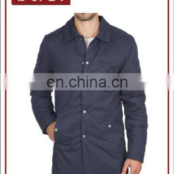 Mens Classic Both Formal and Casual Cotton Coat