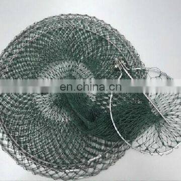 Foldable Lobster Crawfish Crab Trap Hoop Net with Handle