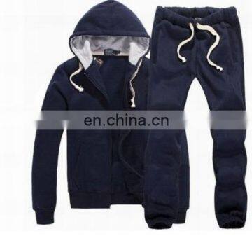 China Supplier 2016 Custom Hoodie Plus Thick Velvet Sports Men Suit Sweater+Pants (3 Colors) photo-3