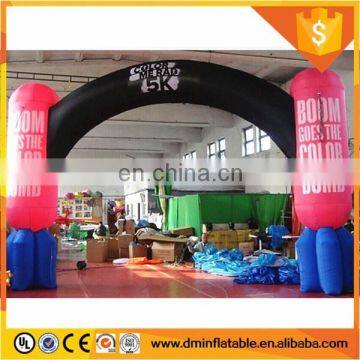 Inflatable arch for race/inflatable finish line arch, start archway