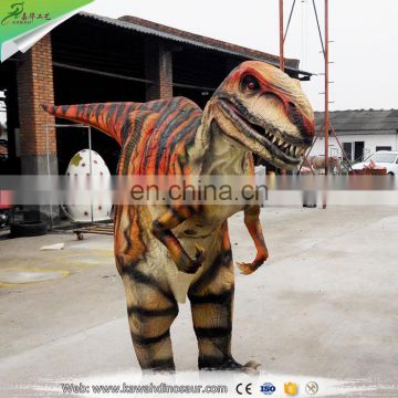 Amusement park walking dinosaur suit Jurassic Animatronics Dinosaur