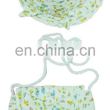 Baby Girl Summer Dress, Summer Beach Bag&hat photo-3