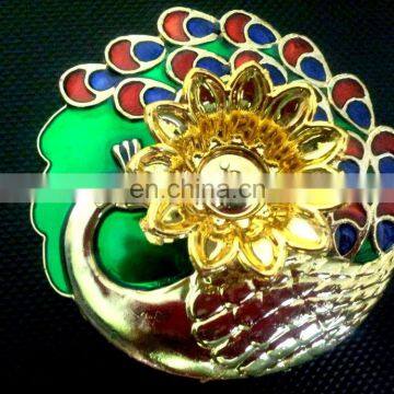 Ratna handicrafts Exclusive Peacock Indian Rangoli RH-BM-D001