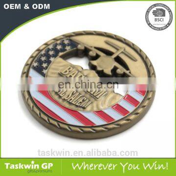 Double Customized Design Logo With High Quality Zinc Alloy Souvenir Coin at Lower Price photo-3