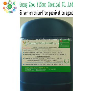 Silver chromium-free passivation agent Silver passivation agents Chemical additives