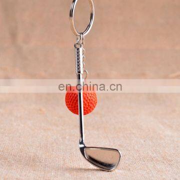 Custom Sport Key Holder Golf Keyring Metal 3d Mini Golf Ball Keychain for Golf Club Professional Game Gifts photo-2