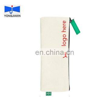 Custom logo printing Nice Canvas Student Pencil Pen Case Bag