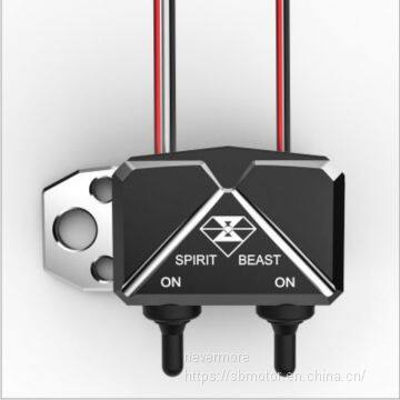 Spirit Beast motorcycle modified  decoration aluminum switch box  danger light lamp ER201L1