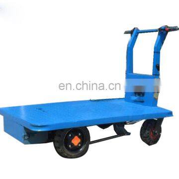 Greenhouse riding electric vehicle/Warehouse freight hand flat car price