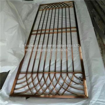 JYFQ0050  Stainless Steel Partition metal screen laser cut outdoor metal screen