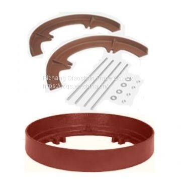 3008 Large Sump Cast Iron Roof Drain With 8 Inch No-Hub or Push On Outlet for Roof Drainage photo-3