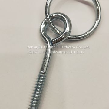 Fastener Stainless Steel Eye Hitch Ring Lag Hook Screw